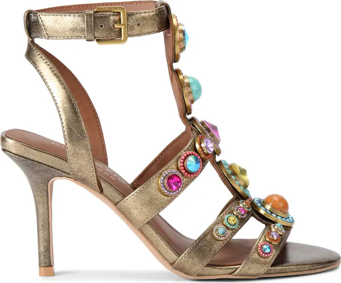 Kurt Geiger London Octavia Crystal Embellished Cage Sandal (Women) | Nordstrom | Nordstrom