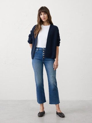 Kick Flare High-Rise Cropped Jean | Banana Republic Factory
