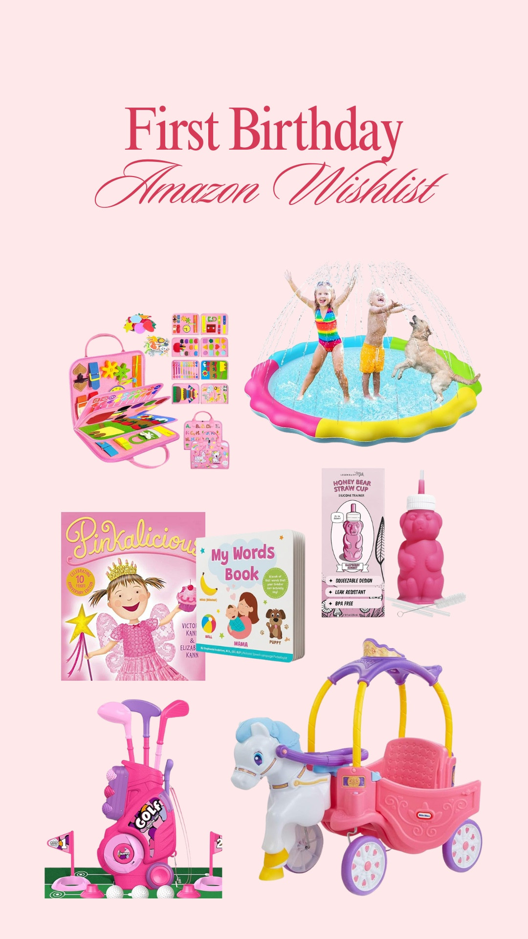 Looking for the best first birthday gift ideas? 🎁✨ I’m sharing everything our little girl received for her first birthday—including so many favorites that were on our Amazon gift registry! From educational toys and pretend play to outdoor fun and everyday essentials, these are gifts she’ll actually use and love as she grows.

I’ve linked all of our favorite first birthday gift ideas to make shopping a little easier for anyone celebrating a one-year-old! 🤍

#LTK #LTKKids #FirstBirthday #FirstBirthdayGifts #OneYearOld #ToddlerToys #GiftIdeasForToddlers #AmazonFinds #AmazonRegistry #ToddlerMustHaves #MontessoriToys #EducationalToys #MomFinds #GiftGuide #BabyGirlFavorites
