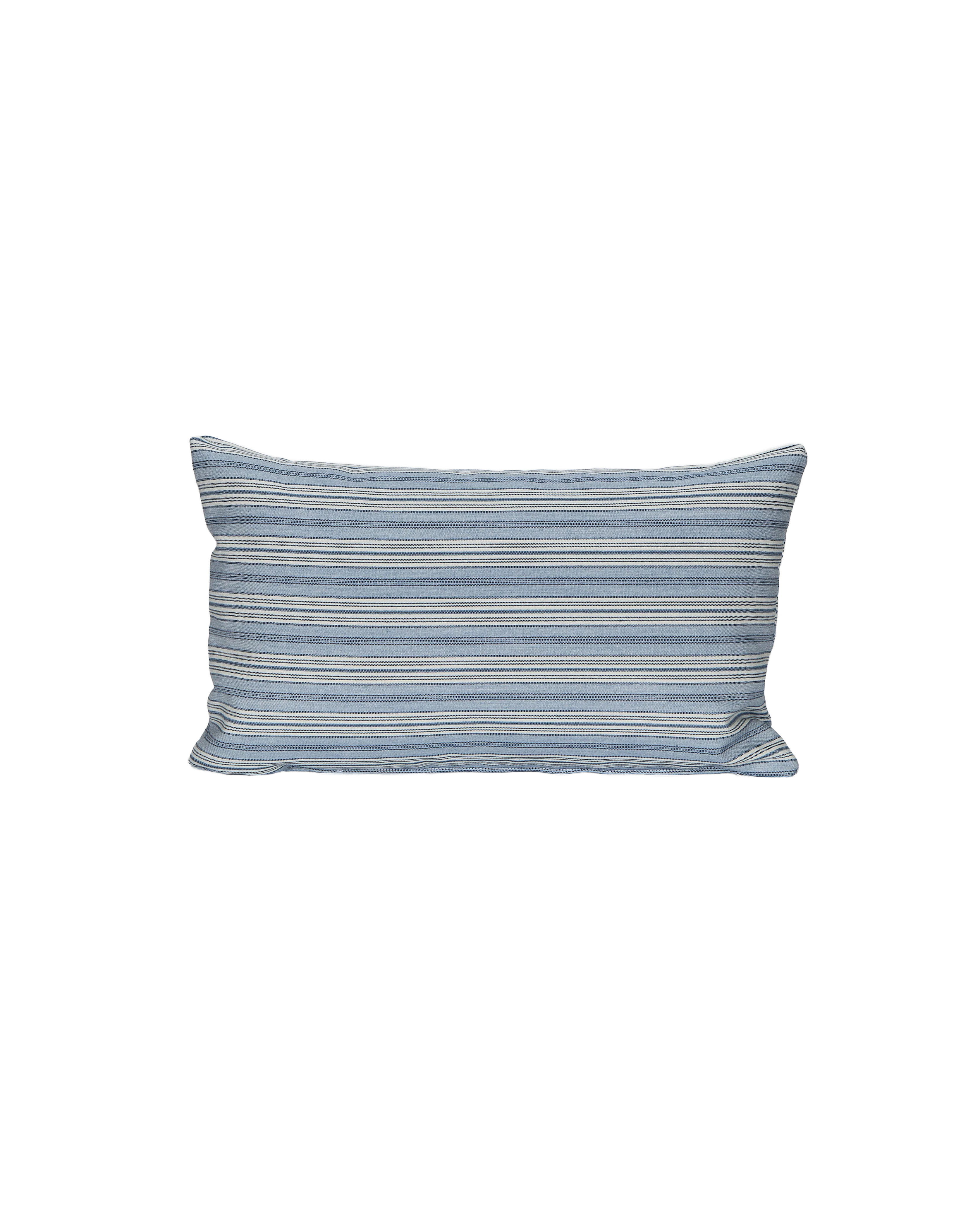 Linger Lumbar Pillow - Tidewater Stripe | Olive Ateliers
