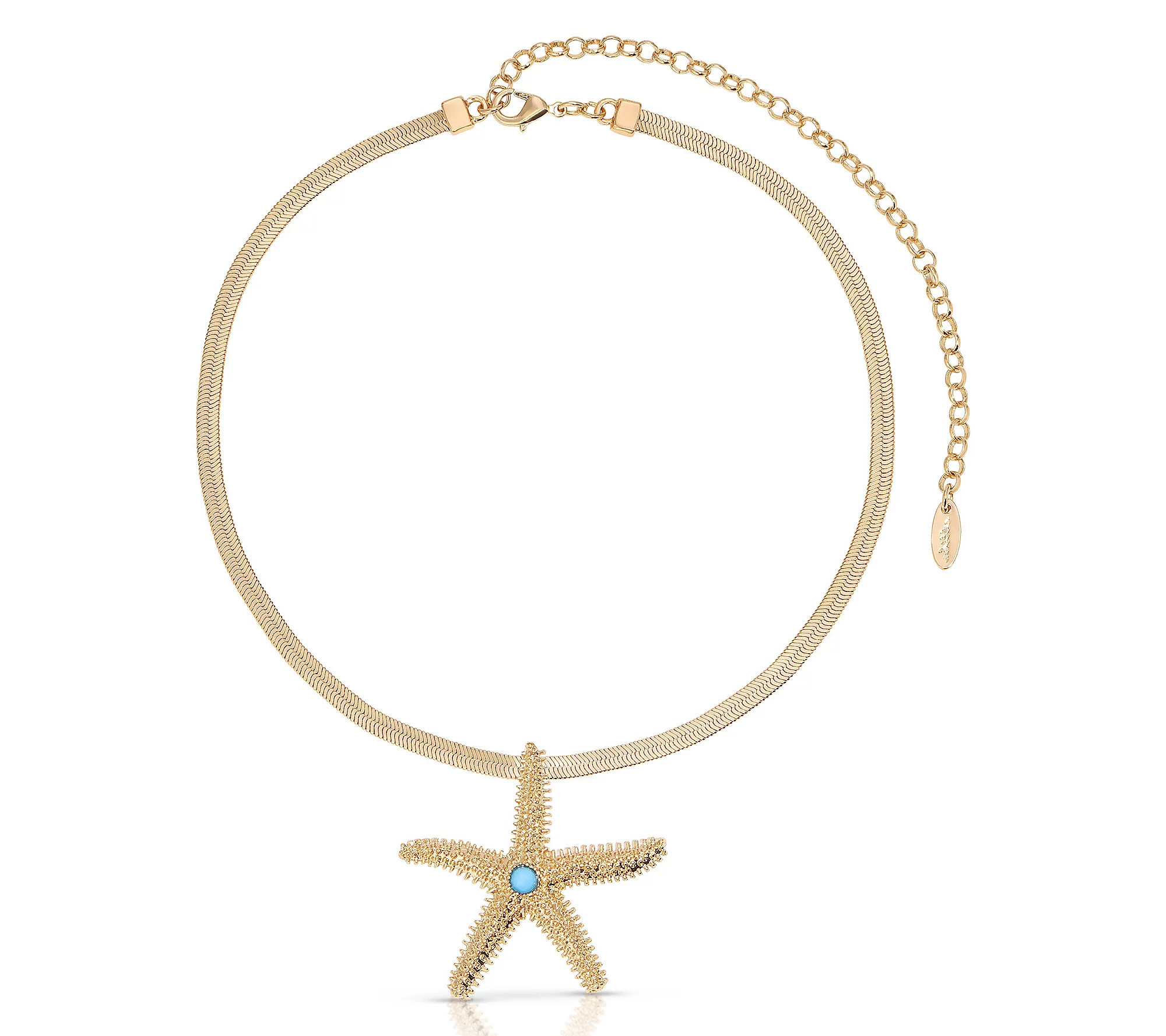 Ettika Mermaid Cove Starfish Pendant w/ Chain | QVC