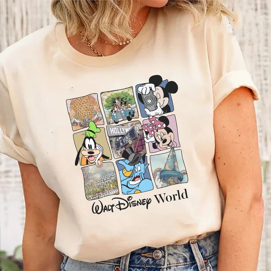 Walt Disney World Shirt, Vintage Disneyworld Shirt, Mickey and Friends Shirt, Vintage Mickey Shir... | Etsy (US)