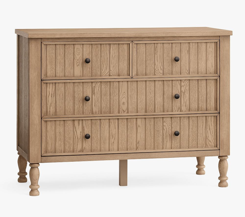 Catalina Beadboard 4-Drawer Dresser (45w x 19d") | Pottery Barn Kids