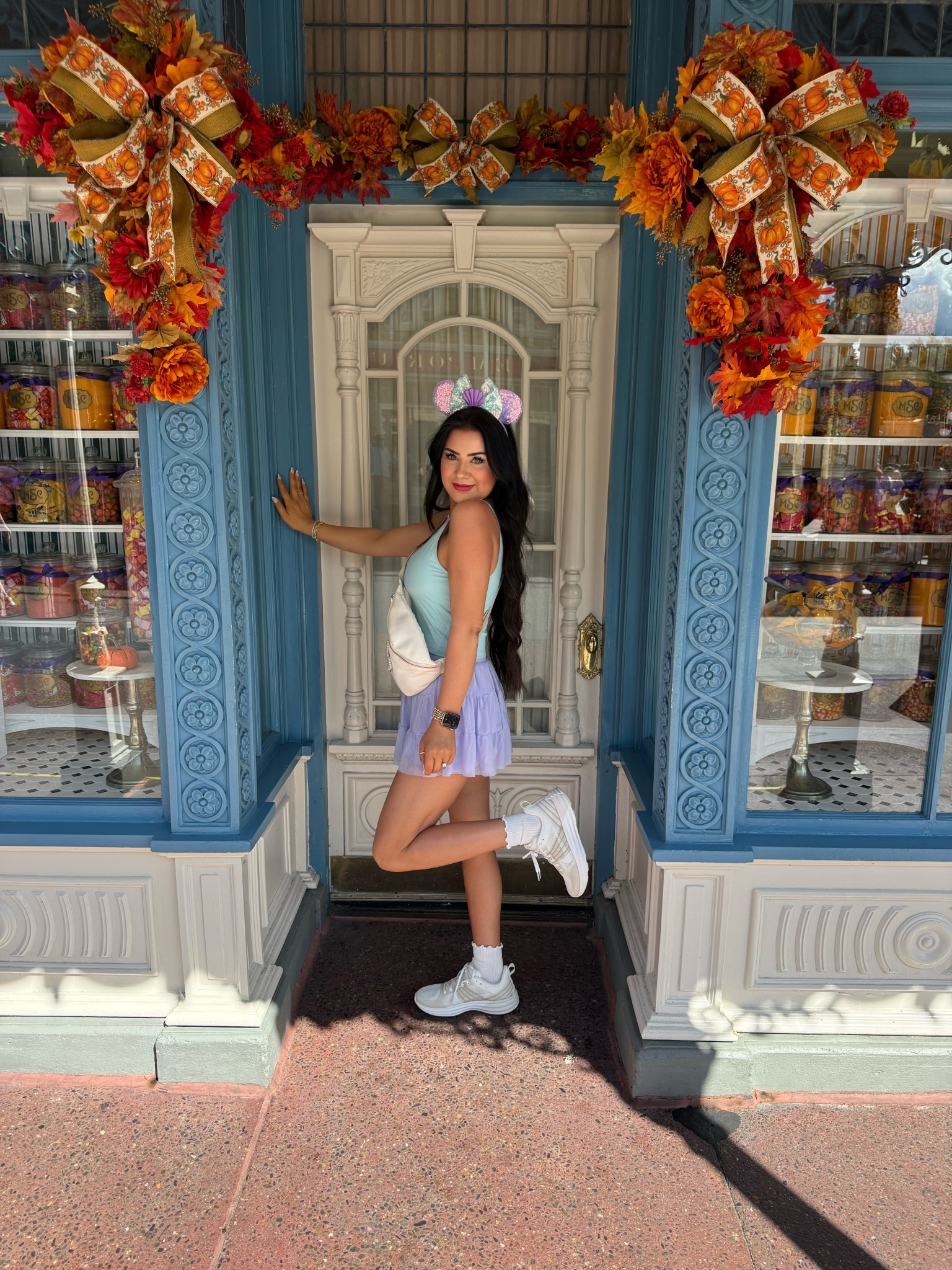 ✨ Disney day outfit inspo ✨
This look is giving Disney princess vibes while still being comfy for a full park day. I styled a pleated active skirt with a brami top and paired it with sneakers for all the walking. My DIY Disney fanny pack kept everything hands-free, and of course I had to wear my Mickey ears! Perfect for a casual Magic Kingdom day or any Disney trip.


#disneyoutfit #disneyprincessinspired #disneyoutfitideas #magickingdomoutfit #disneyworldoutfits #disneylandstyle #themeparkoutfits #activeskirtoutfit #bramitopoutfit #diysneybag #disneyfannypack #disneyears #disneydaylook #disneyvacationstyle #comfydisneyoutfits

Comment SHOP below to receive a DM with the link to this post on my LTK ⬇ https://liketk.it/5qpDm #ltkstyletip #ltktravel

#LTKTravel