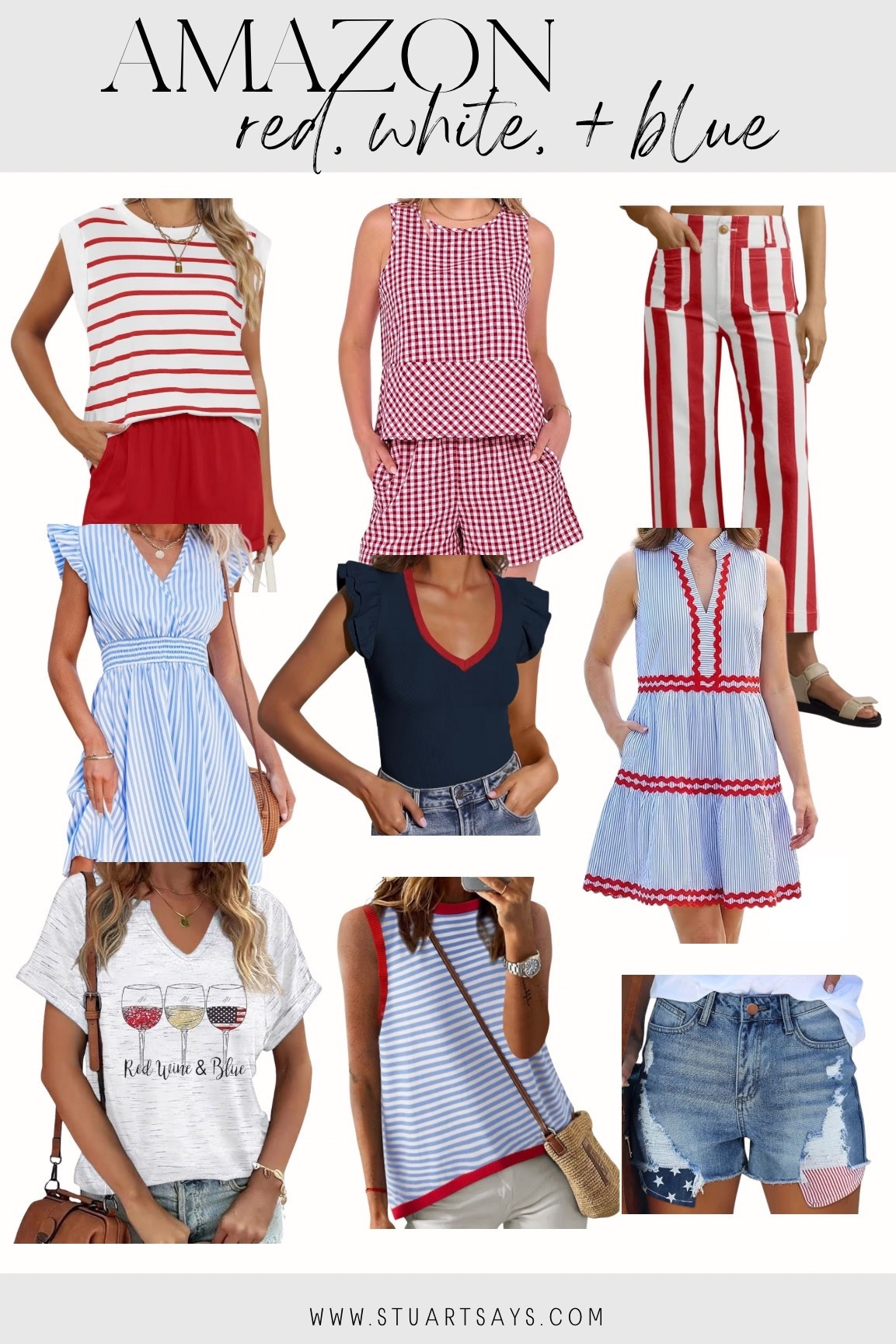 Red, White, and Blue fashion finds from Amazon

#LTKootd #LTKgrwm