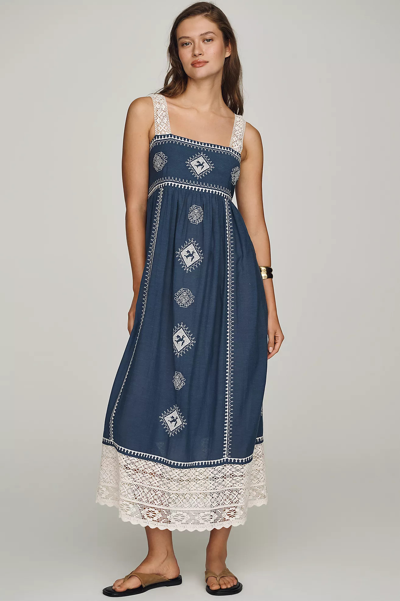 THE GREAT. Sparrow Midi Dress | Anthropologie (US)