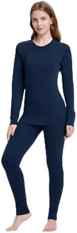 Women's 100% Merino Wool Base Layer Sets - Light and Midweight Thermal Underwear Gifts Pack with ... | Amazon (US)