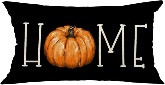 AACORS Fall Throw Lumbar Pillow Cover 12x20 Decorative Autumn Pumpkin Decorations Farmhouse Decor... | Amazon (US)