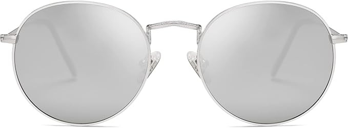 SOJOS Small Round Polarized Sunglasses for Women Men Classic Vintage Retro Shades UV400 SJ1014 | Amazon (US)