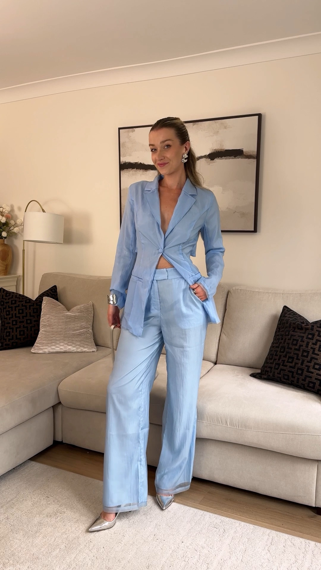 Organza two piece for a wedding guest outfit 💙 

#LTKsummer #LTKwedding #LTKpartywear