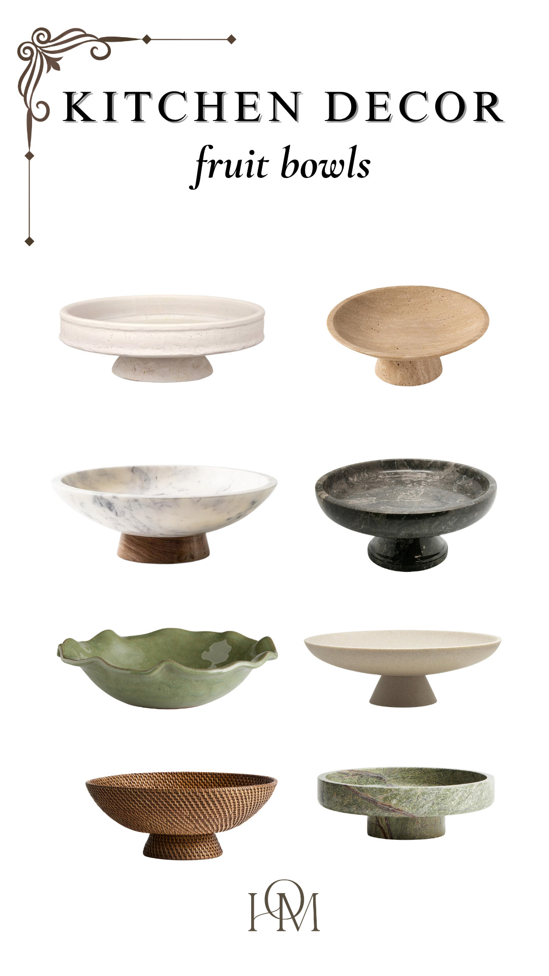 A wide, low fruit bowl can instantly make your kitchen look more styled and less purely functional. Using organic materials like stone, wood, or ceramic adds an elevated touch. 

 #LTKHome #LTKSaleAlert