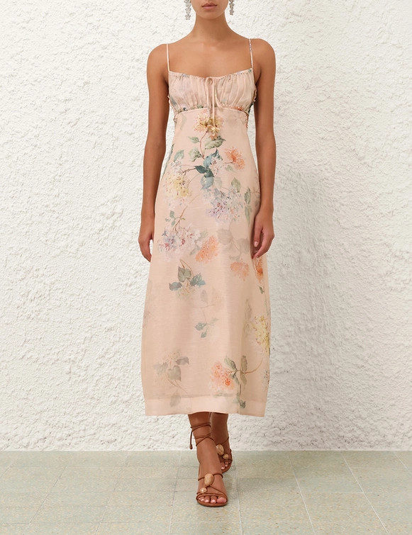 Illuminate Drawn Slip Dress | ZIMMERMANN (US, CA, EU, MENA)