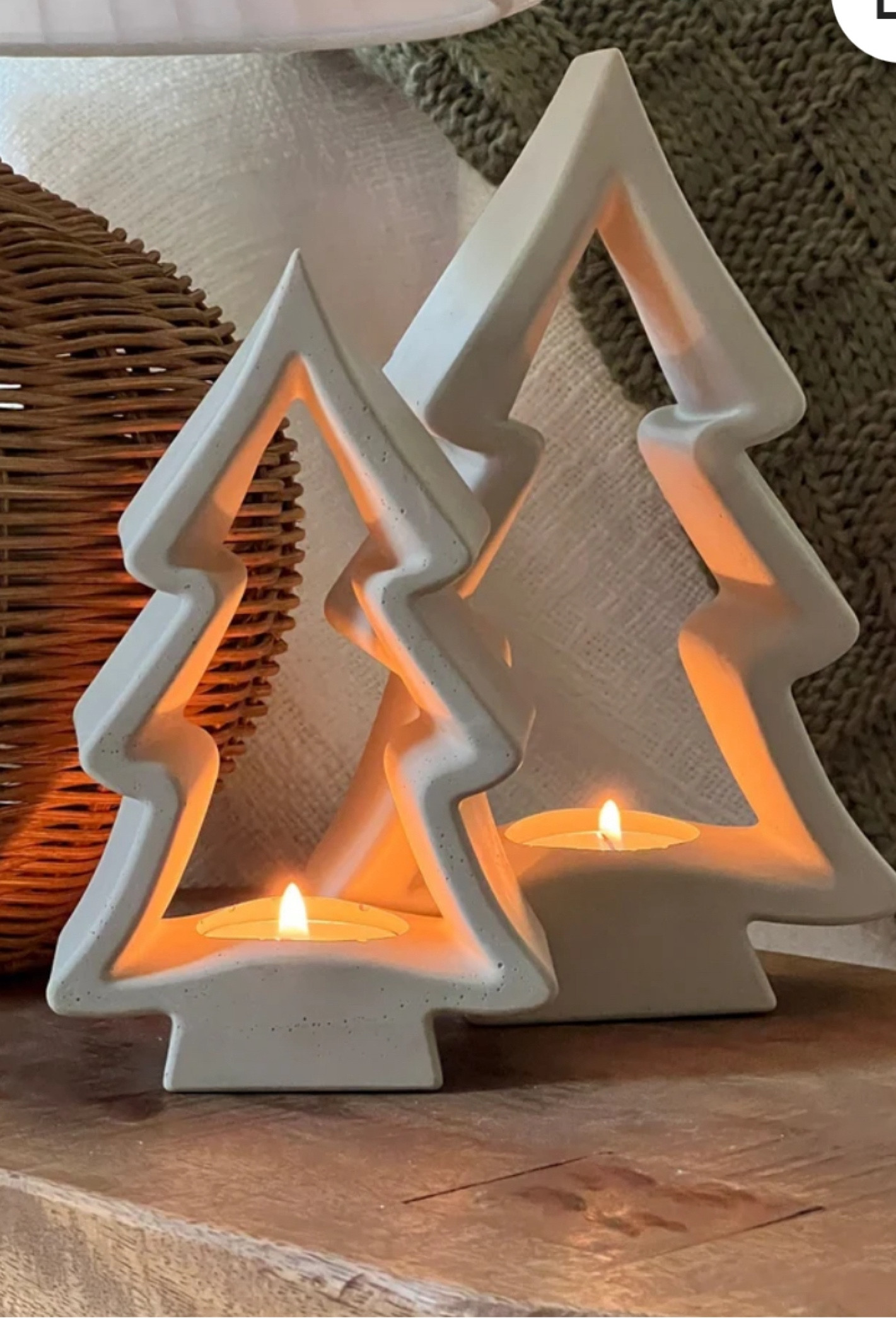 Concrete Christmas tree candle holder, Christmas decor, Christmas gift, hostess gift 

#LTKGiftGuide #LTKHoliday #LTKHome