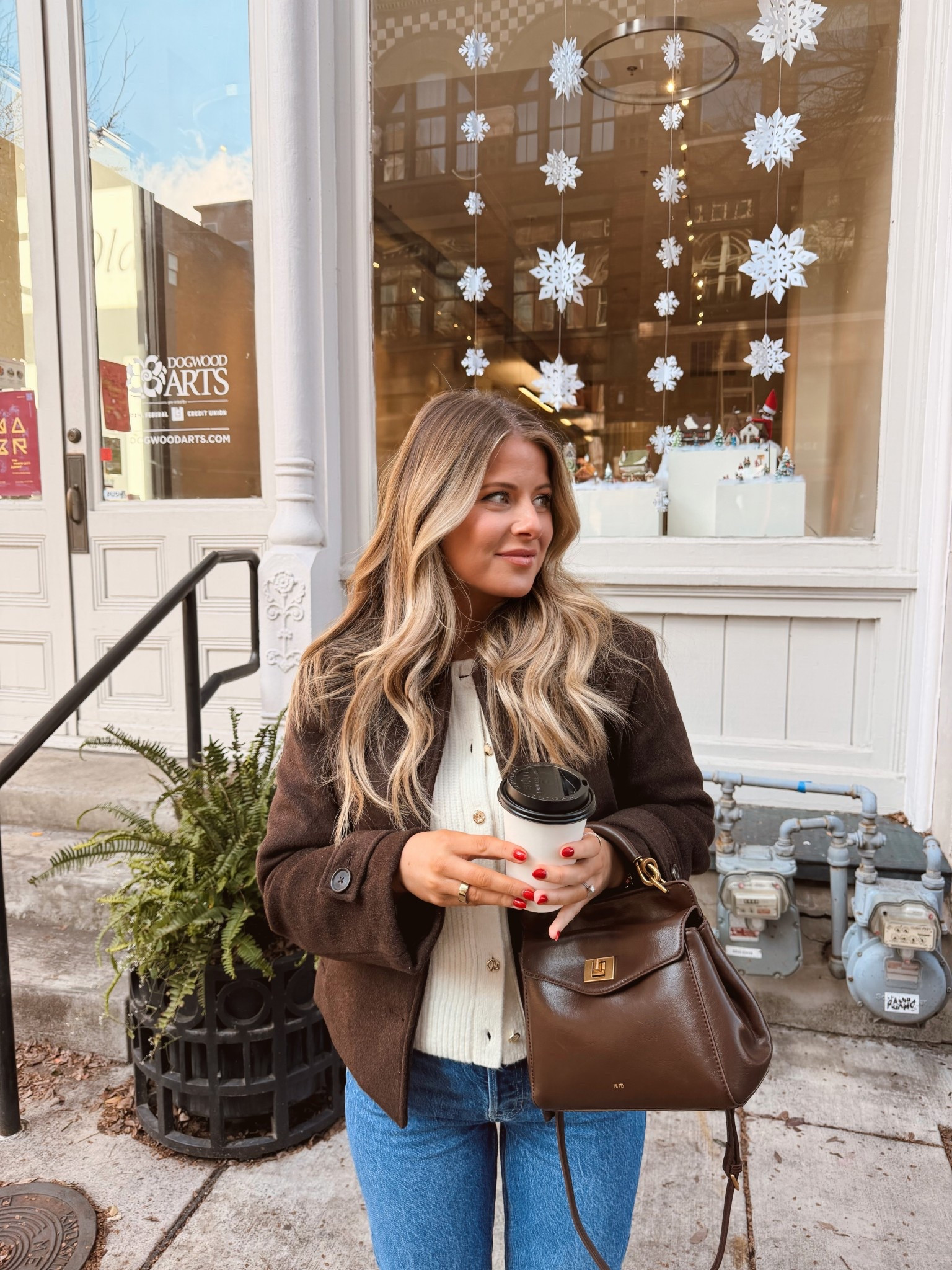 Cozy winter outfit 🤎 
Abercrombie jacket - small
Abercrombie Sweater - small 
Reformation Denim - tts 
Sam Edelman Mary Jane Shoes - tts 

#LTKootd #LTKdayinmylife #LTKHoliday