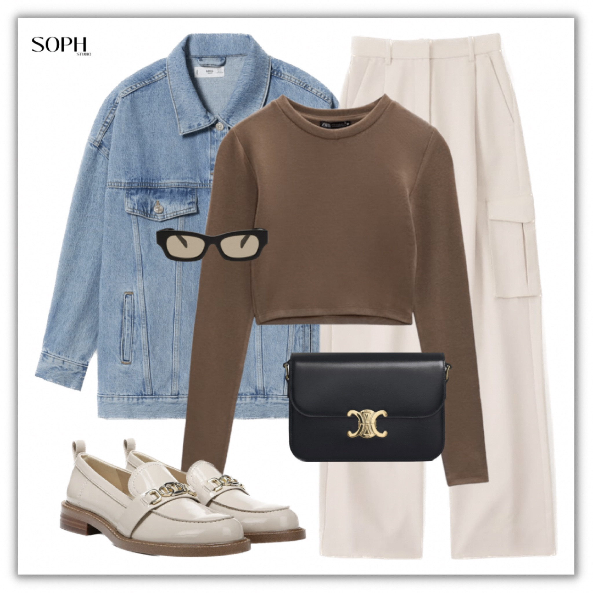 Elevated casual look styled with a denim jacket and shades 😎✨


#LTKstyletip #LTKFind #LTKfit