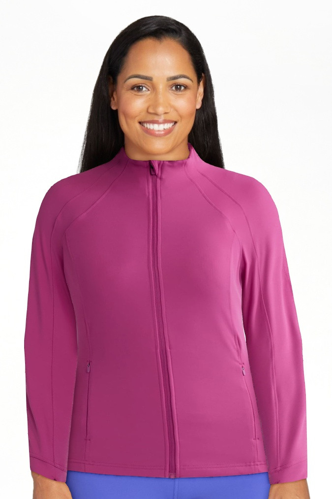 Avia Women's and Women's Plus SoftSculpt Zip-Up Active Jacket, Sizes XS-4X | Walmart (US)