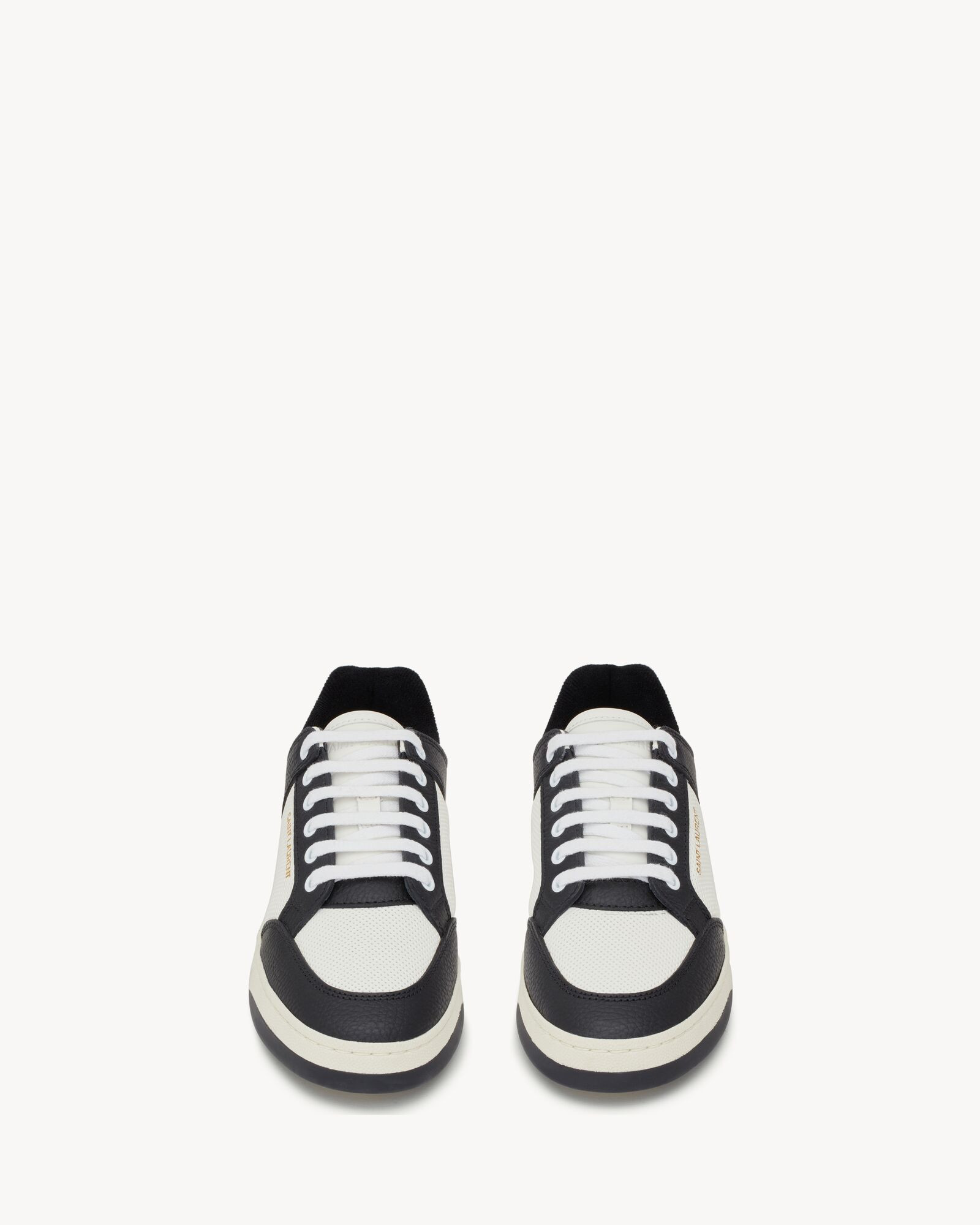 LOW-TOP LACED SNEAKERS FEATURING PERFORATED LEATHER ON THE FRONT PANEL, A GOLD-TONE SAINT LAURENT... | Saint Laurent Inc. (Global)
