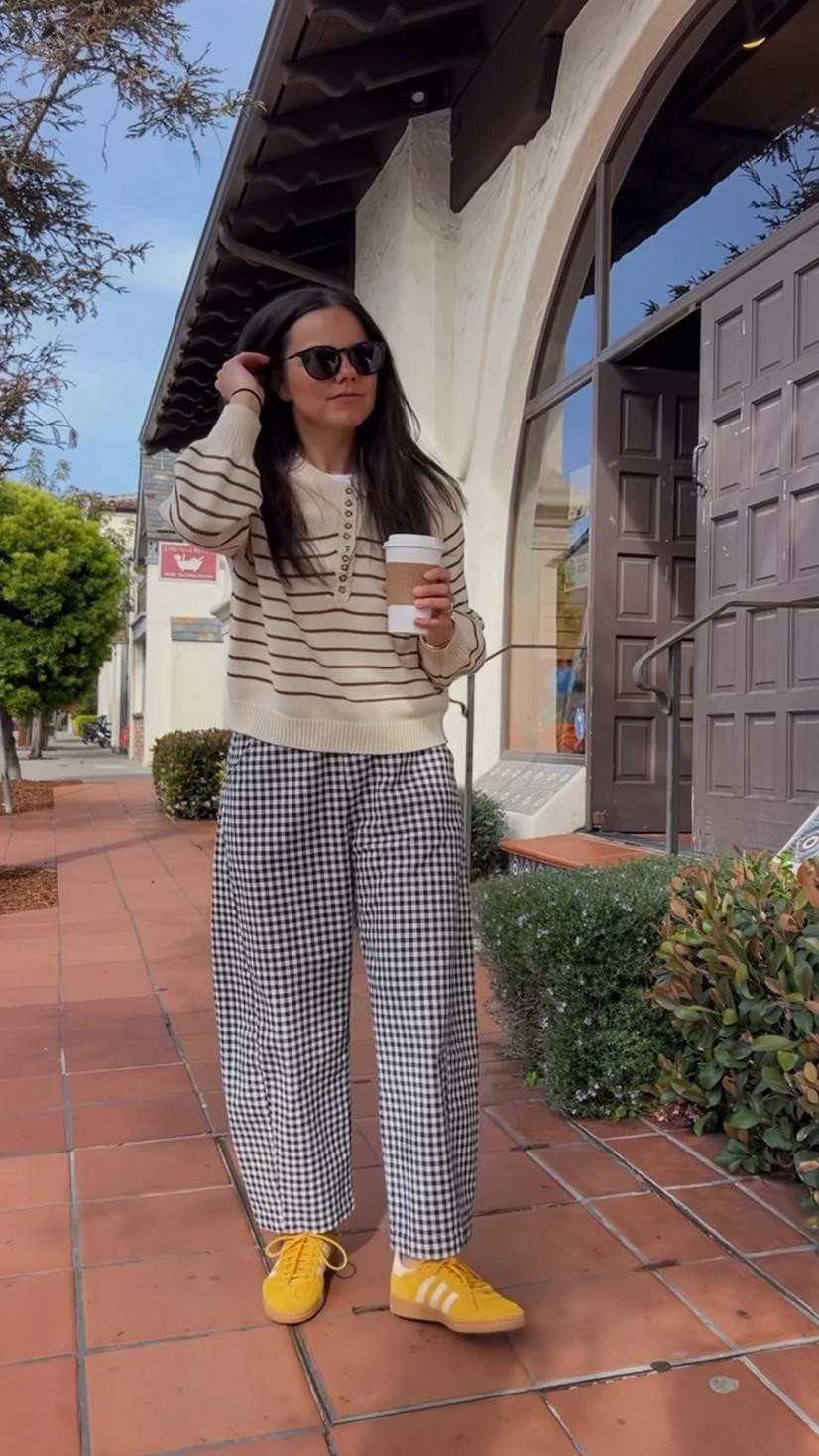 Gingham pants for spring! Love these! I took a size small  

#LTKStyleTip #LTKWorkwear #LTKSeasonal