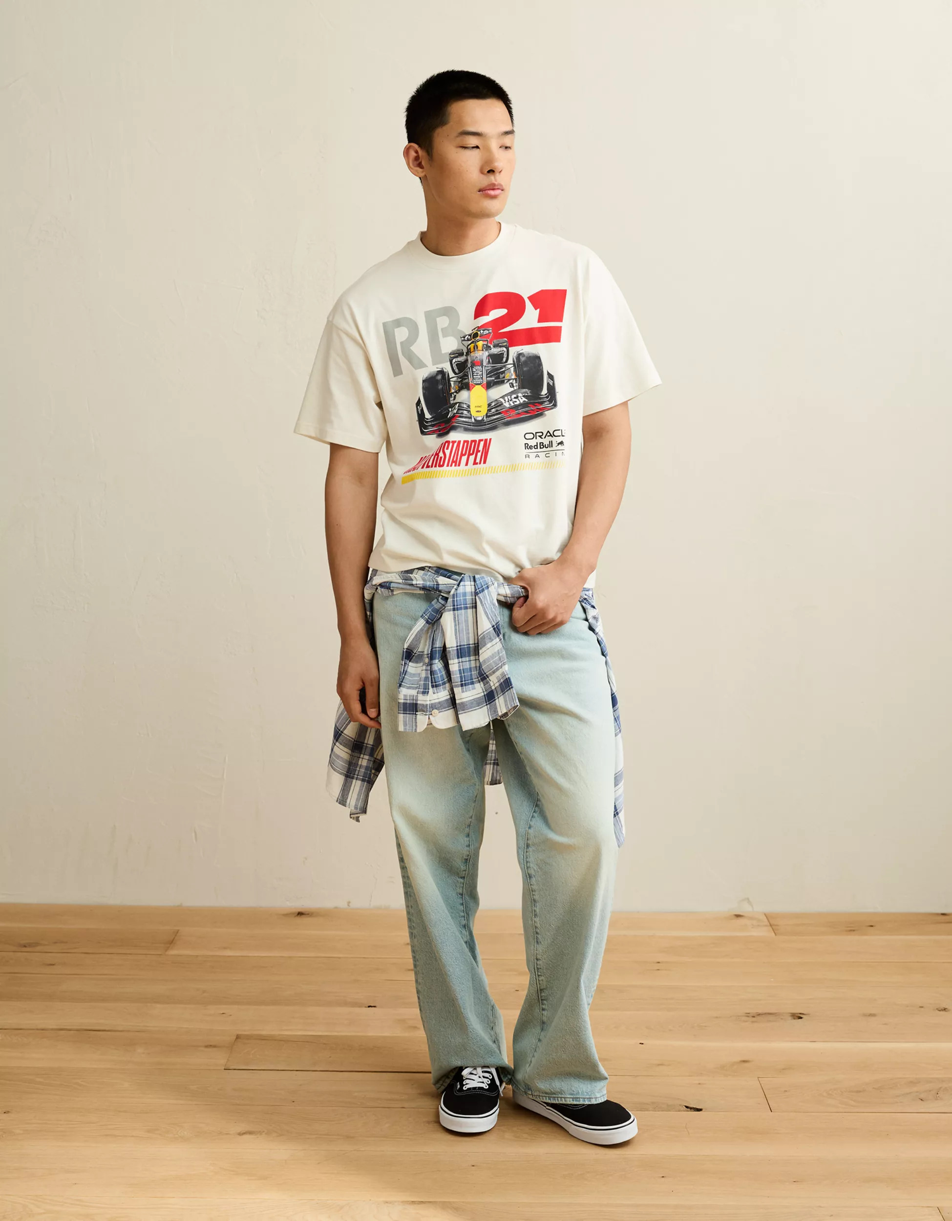 Oracle Red Bull Racing x AE Boxy Graphic T-Shirt | American Eagle Outfitters (US & CA)