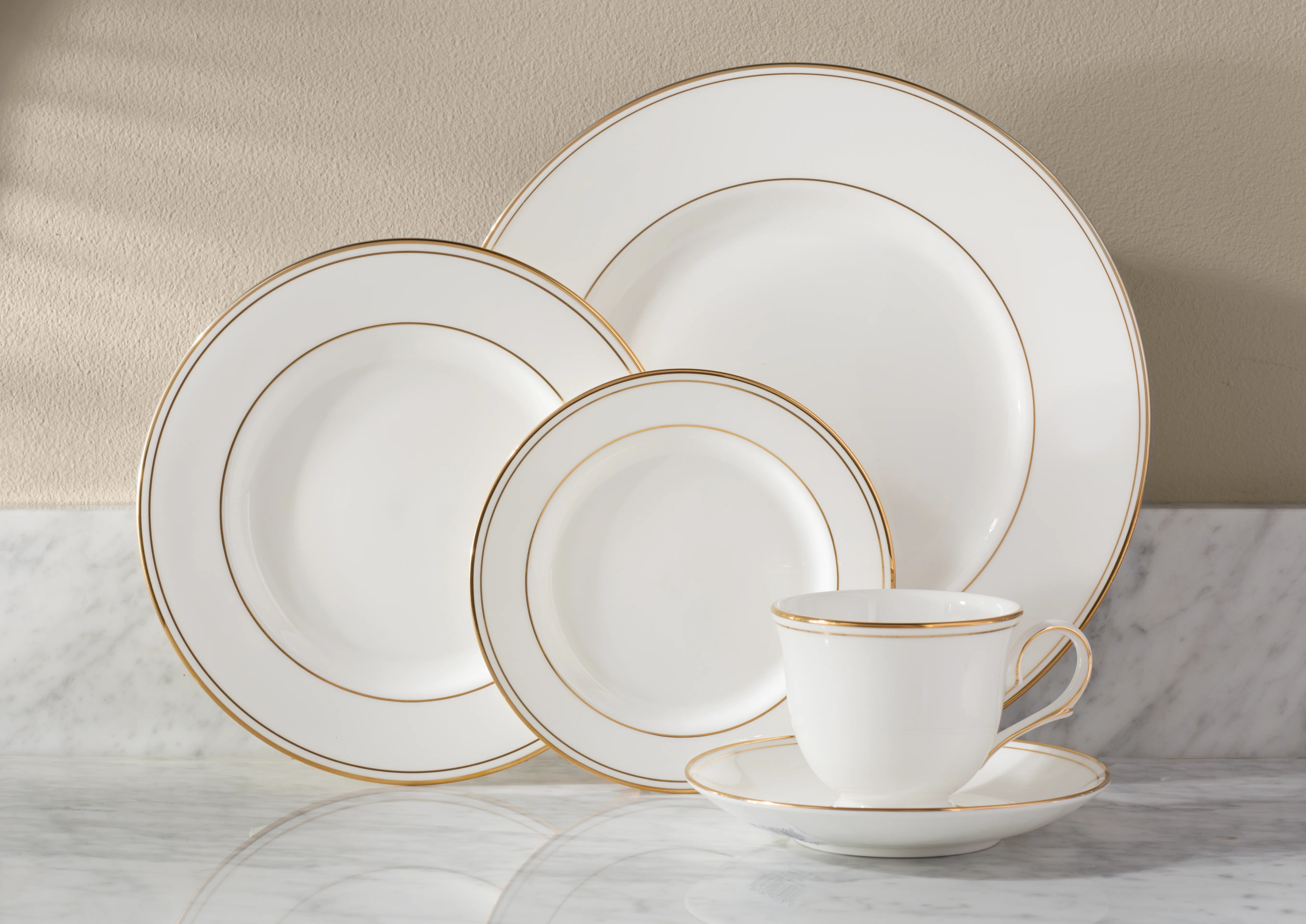 Lenox Federal Gold 5-Piece Place Setting | Wayfair North America
