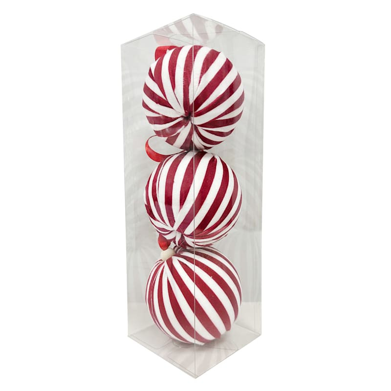 Shop all  Honeybloom




Homespun Patriotic 3-Count Red Striped Fabric Wrapped Ornament, 80mm


... | At Home