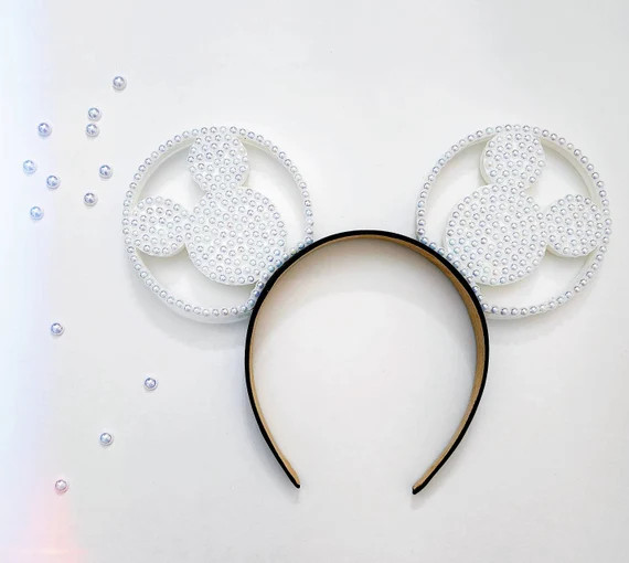 PEARL 3D Mouse Ears | Etsy (US)