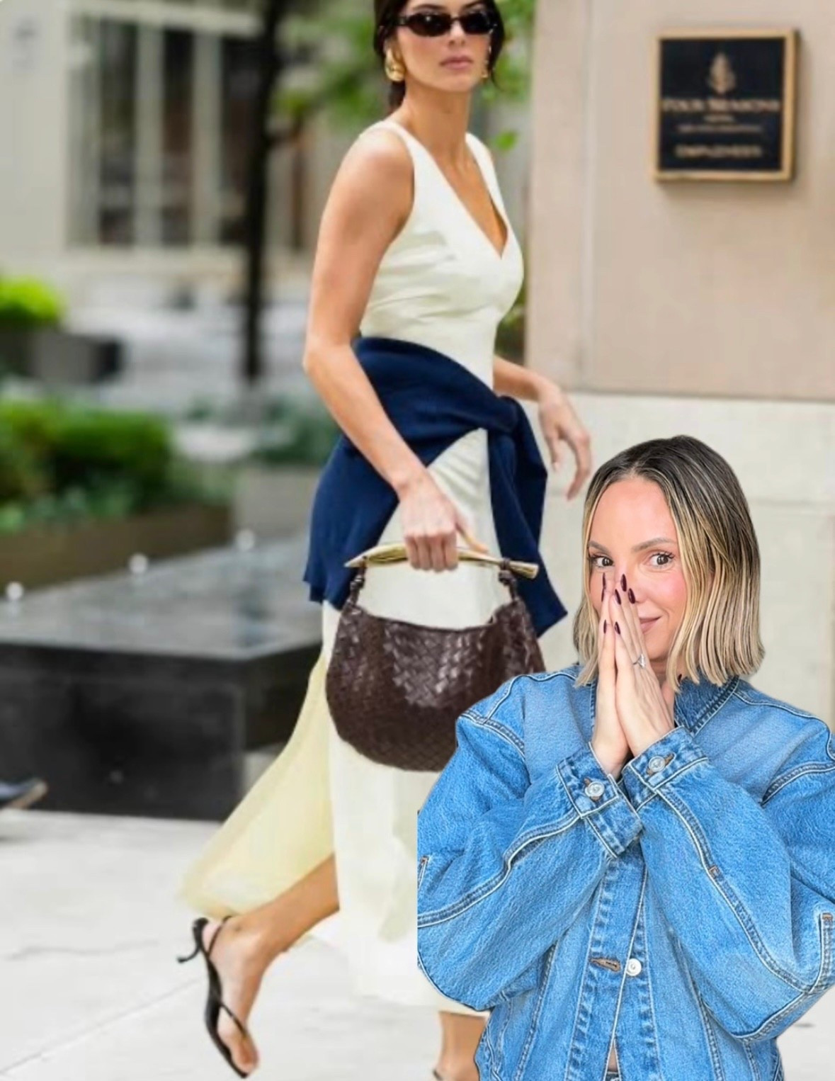 Are you just obsessed with Kendall’s Bottega sardine bag as I am?! no need to spend $4800. I’ve got you!🤯🤯🤯🤌🏻🤌🏻

#LTKWorkwear #LTKItBag #LTKStyleTip