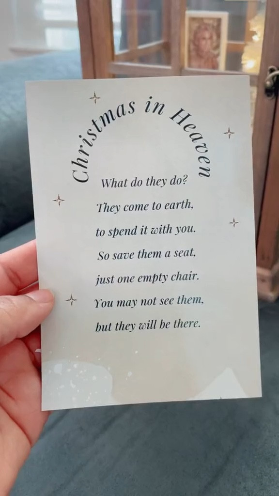 The perfect gift for those who have lost a loved one #christmas #christmasinheaven #christmasgiftideas #sentimentalgifts

#LTKHoliday #LTKSeasonal #LTKGiftGuide