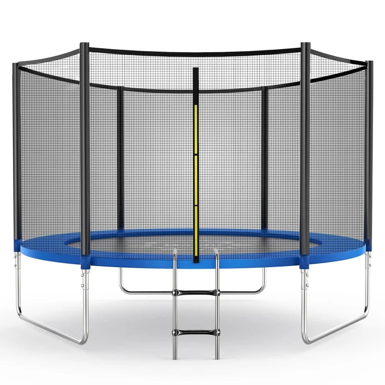 FUNTOK 10FT Trampoline Jump Recreational Backyard Trampolines Weight Capacity 600LBS with Safe En... | Walmart (US)