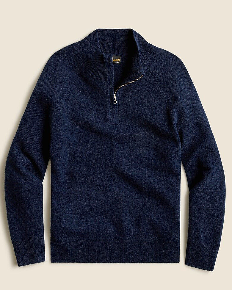 Kids' cashmere half-zip sweater | J. Crew US