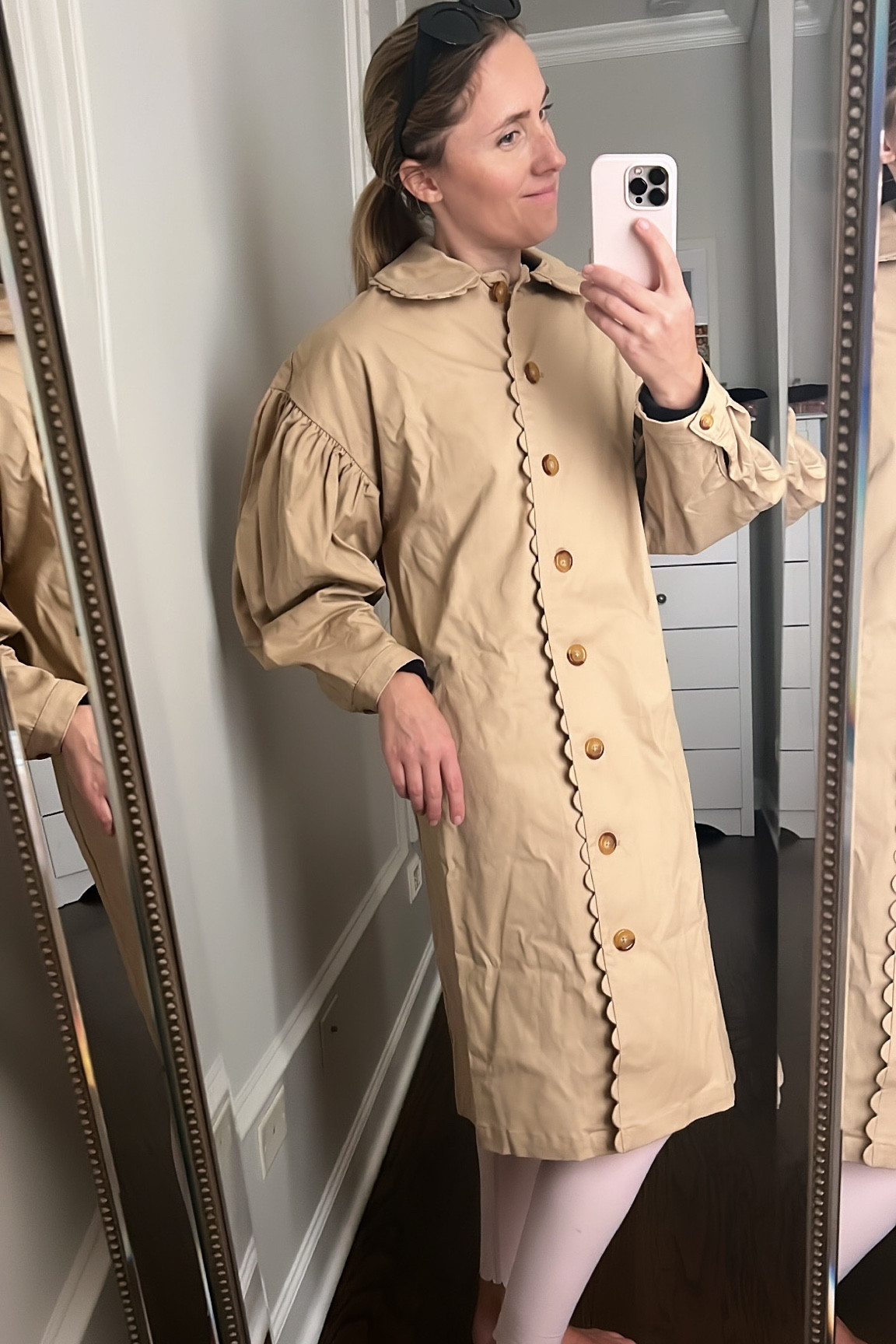 Women's Scallop Edge Trench Coat - … curated on LTK