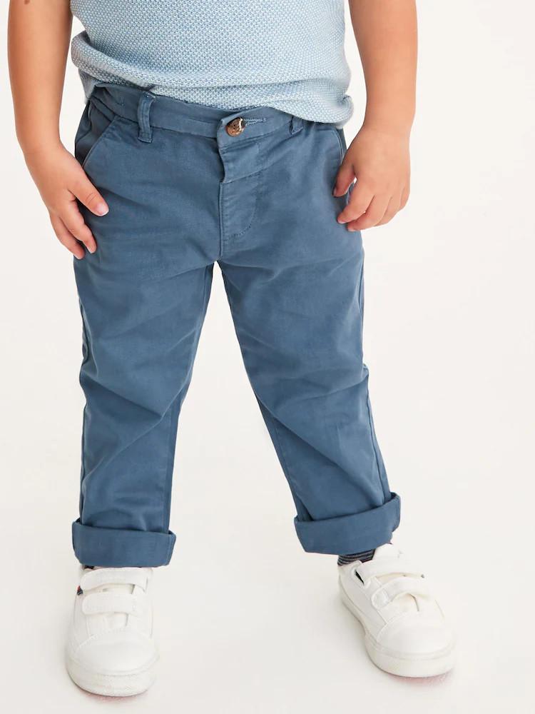 Blue Stretch Chino Trousers (3mths-7yrs) | Next EU