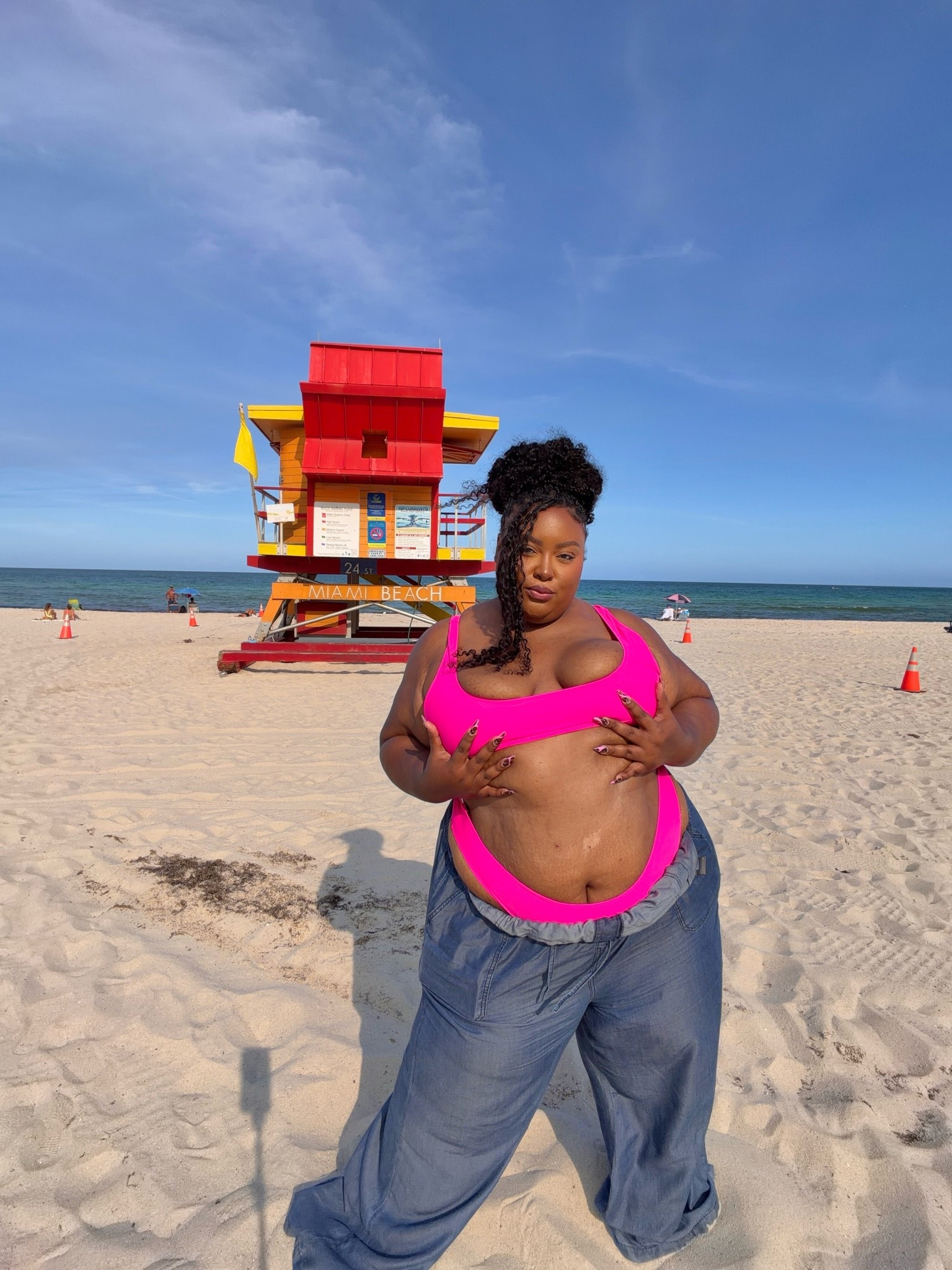 Hot Pink Swimsuit because summer is here 🙂‍↕️💖

#LTKPlusSize #LTKMidsize #LTKSwim