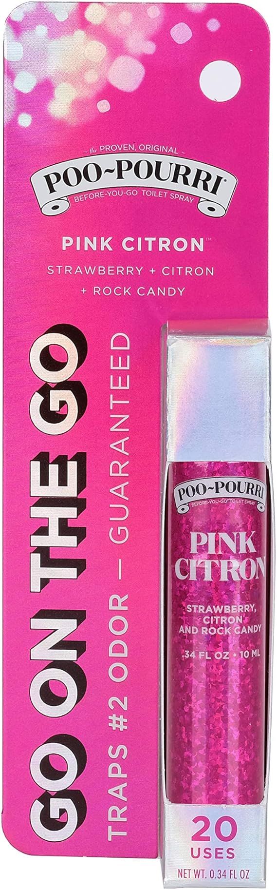 Poo-Pourri Before-You-go Toilet Spray, Pink Citron Scent, 0.34 Fl Oz | Amazon (US)