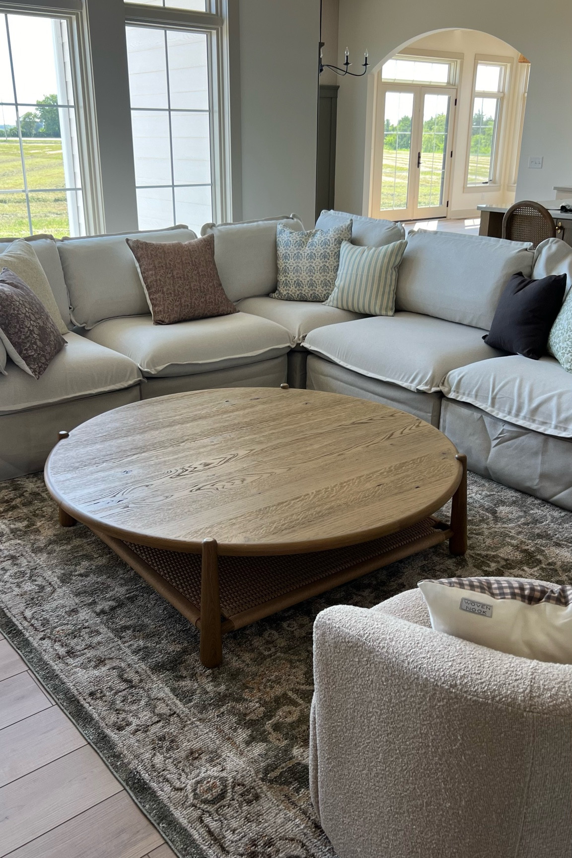 Coffee table and rug deets! 

Couch is from Anabei!