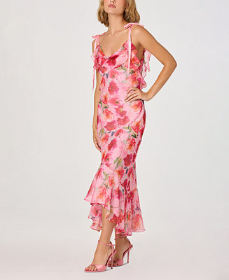 ASTR the Label Women's Nissa Round Neck Dress - Macy's | Macy's