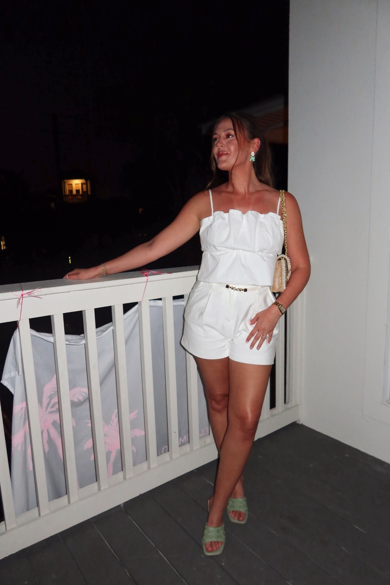 night one outfit of bachelorette trip 

 #bachelorette #bridal #brideoutfits #LTKootd #LTKWedding