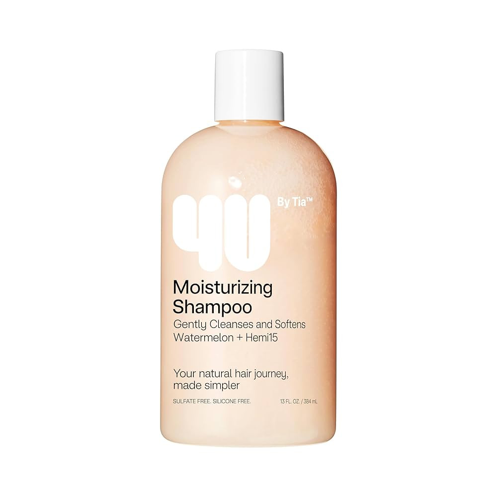 4U by Tia Moisturizing Shampoo - Nourish & Define Curly, Kinky, Coily Hair - Sulfate-Free & Parab... | Amazon (US)