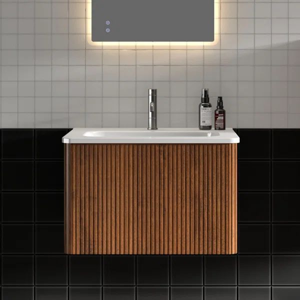 Hannemarie 24'' Single Bathroom Vanity with Ceramic Top | Wayfair North America