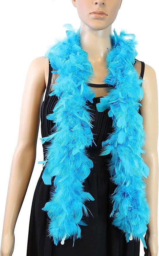 Over 10 Color 25 Gram, 4 Feet Long Chandelle Feather Boa, Kids Feather Boa, Great for Party, Wedd... | Amazon (US)