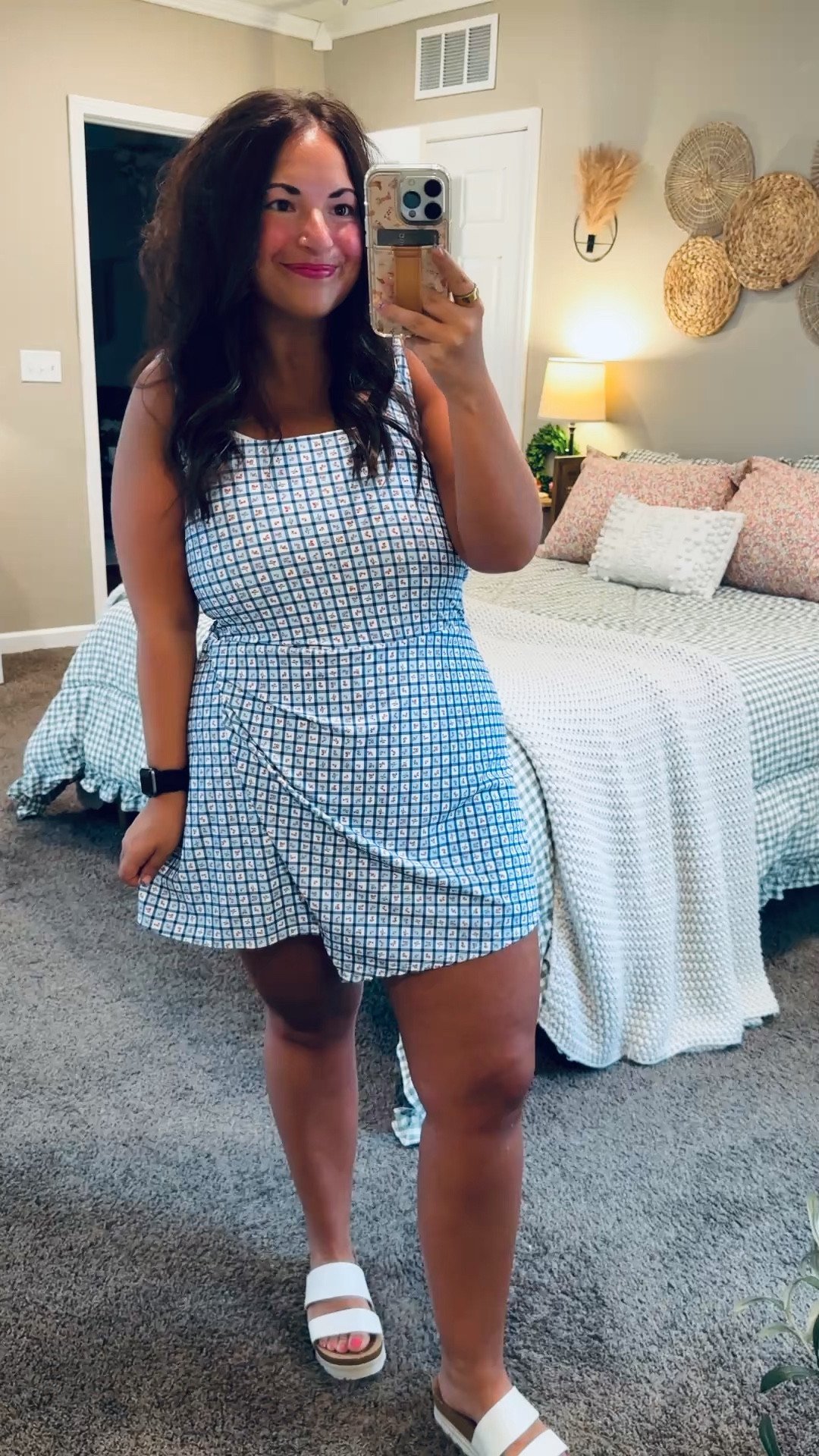 Flattering, comfortable, and effortlessly cute! This Target athletic dress is a summer must-have—perfect for busy days when you want to look put together with minimal effort. ☀️✨

sandals: fit true to size // wearing a 5
dress: fits true to size // wearing a large (totally thought this was a swimmie & tbh it could probably work as one!) 

 #LTKootd #LTKMidsize