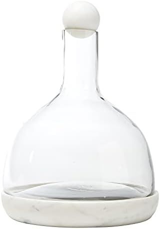 Santa Barbara Design Studio Table Sugar Marble and Glass Wine Carafe, 42-Ounce, White | Amazon (US)