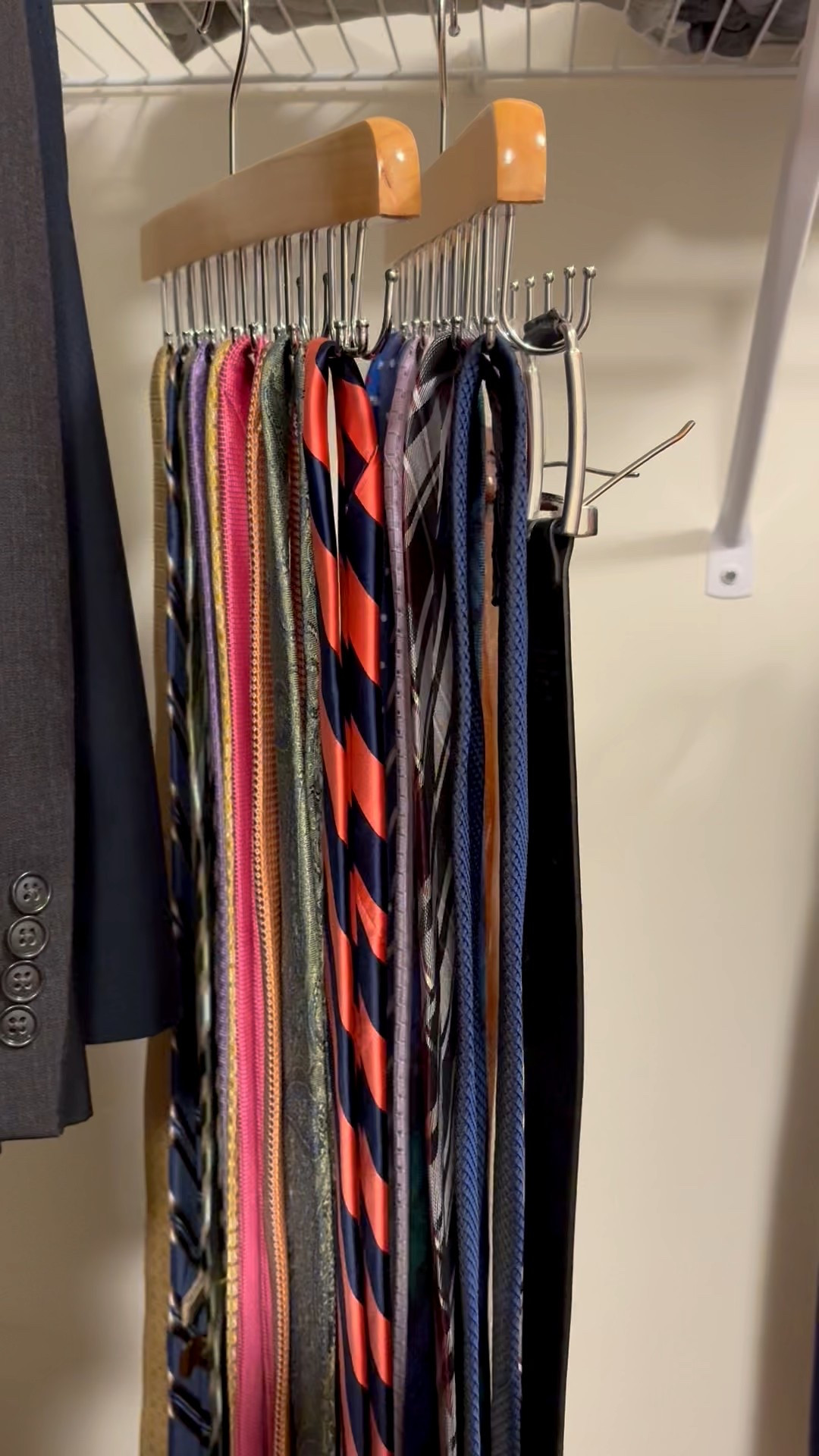 We just moved to a new home and we’re lucky enough to get a dreamy master closet. That means that my husband actually gets to spread his clothing out and have it more easily seen. As I’m trying to organize on a budget, his ties and belts were in a pile on the floor and in desperate need of organization. I found this cool little hanging gadget to corral both his ties and his belts for under $20 and thought it would make the perfect holiday gift for any man in your life. 

#LTKMens #LTKGiftGuide #LTKWorkwear