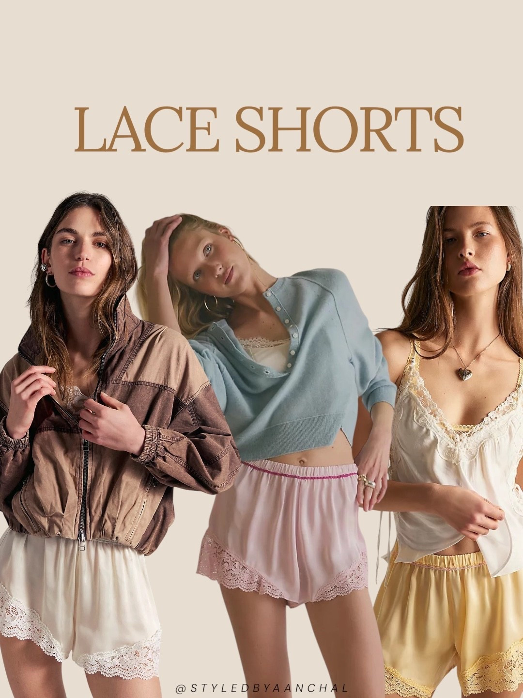 Lace shorts


Lace shorts
Trending
Free people 
Under 50


#LTKSeasonal #LTKgrwm #LTKootd