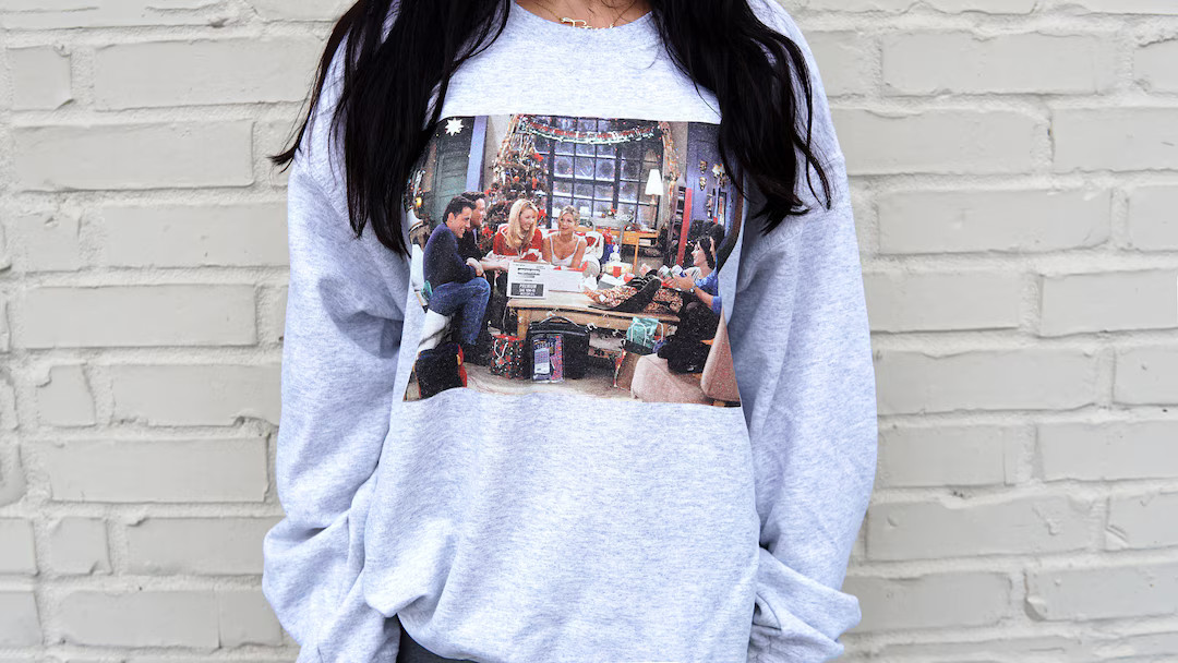 Friend Sweatshirt, Christmas Sweater, Cute Christmas Ugly Christmas Sweater, Christmas Sweatshirt... | Etsy (US)