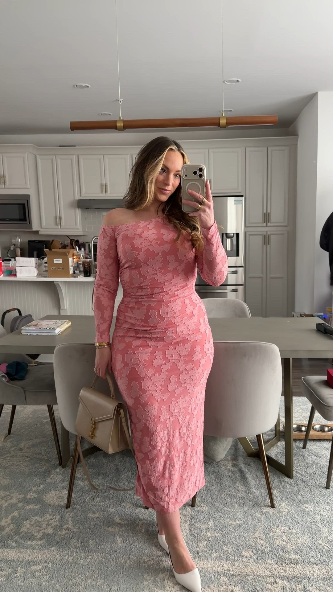 Gorgeous Amazon dress 🩷🩷

Wearing a medium in dress andin shapewear! 

#LTKValentine #LTKgrwm #LTKMidsize