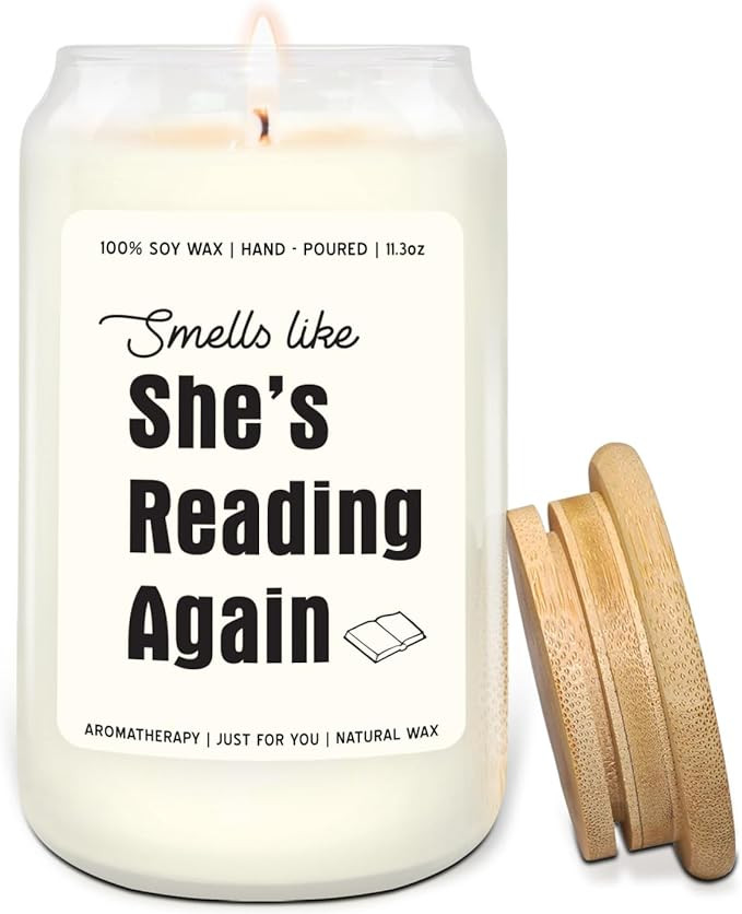 NewEleven Christmas Gifts for Book Lovers, Reading Accessories Gifts, Bookish Gifts Candles for W... | Amazon (US)