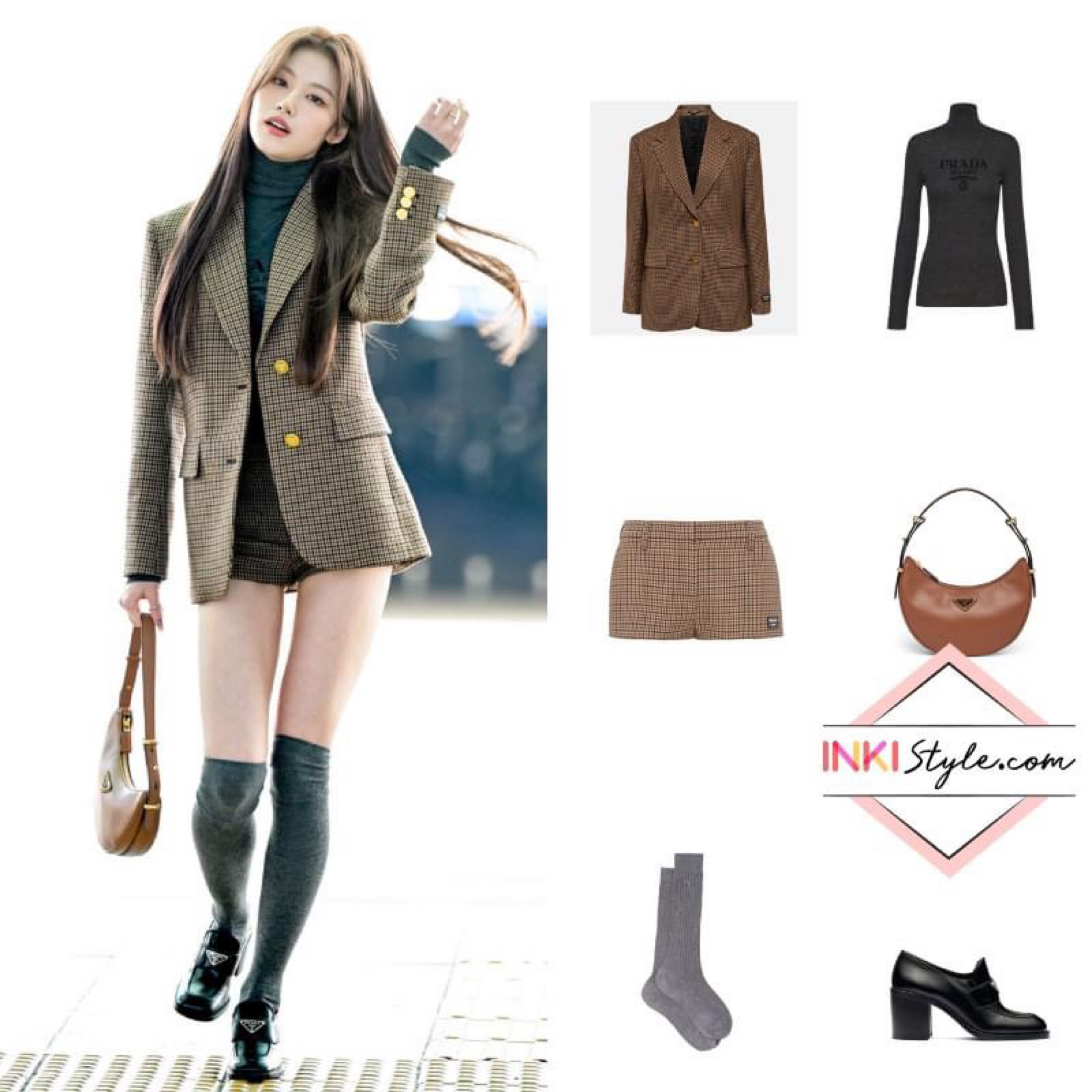 #TWICE's #Sana stepped out in a showstopping outfit for her departure to #MilanFashionWeek. 
.
.
.
#twicefashion #twicestyle #sanafashion #sanastyle #트와이스 #트와이스패션 #사나 #사나패션 #prada #inkistyle #inkistyle_twice #inkistyle_sana #inkistyle_prada