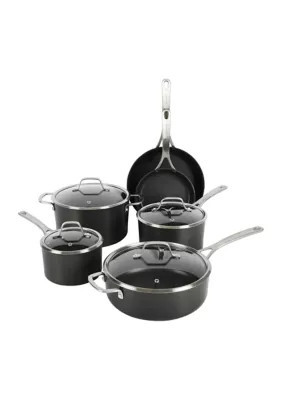 Sur La Table Hard Anodized Aluminum Non Stick 10 Piece Cookware Set, Silver, 10 Pieces | Belk