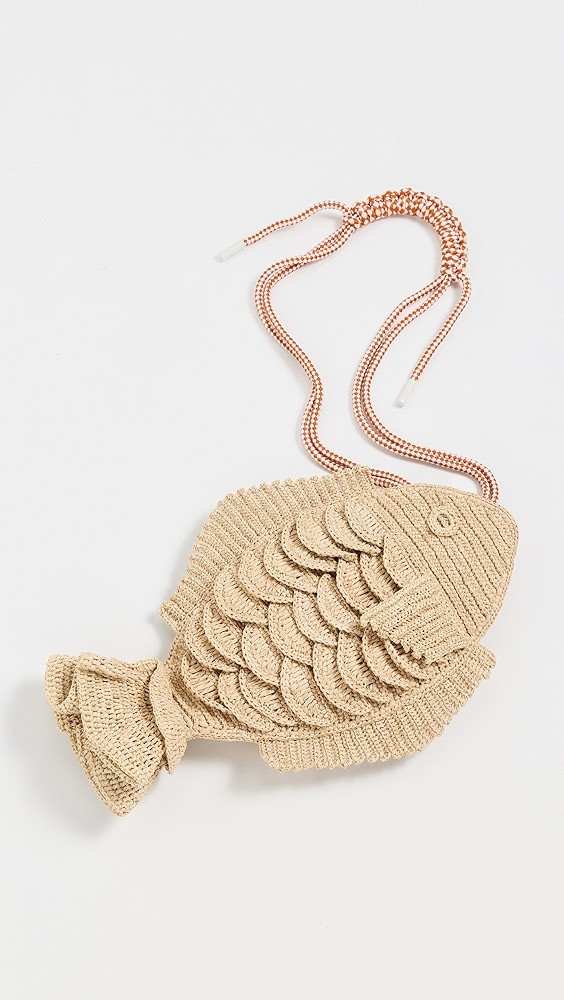 ALÉMAIS Horizon Raffia Fish Crossbody Bag | Shopbop | Shopbop